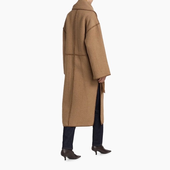 Toteme Embroidered Scarf Coat - Picture 16 of 16